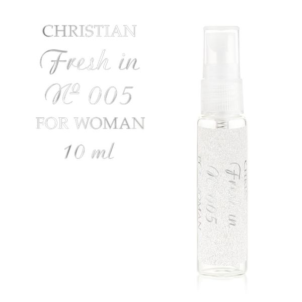 Парфумована вода для жінок (міні) «Fresh in» Christian 10 ml K-10 № 005 K-10w № 005 фото