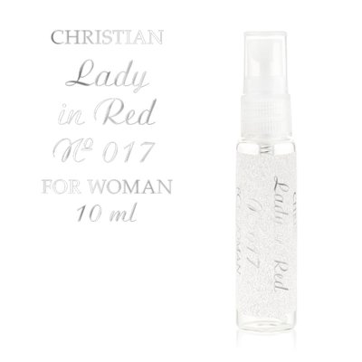 Парфумована вода для жінок (міні) «Lady in Red» Christian 10 ml K-10 № 017 K-10w № 017 фото