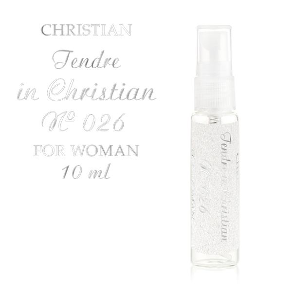 Парфумована вода для жінок (міні) «Tendre in Christian» Christian 10 ml K-10 № 026 K-10w № 026 фото