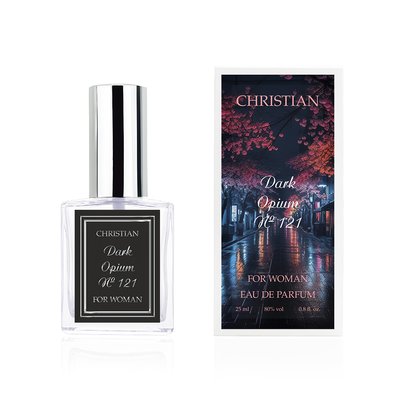 Парфумована вода для жінок «Dark Opium» Christian 25 ml K-25 № 121 K-25w № 121 фото