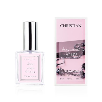 Парфумована вода для жінок «Sexy secret`s» Christian 25 ml K-25 № 123 K-25w № 123 фото