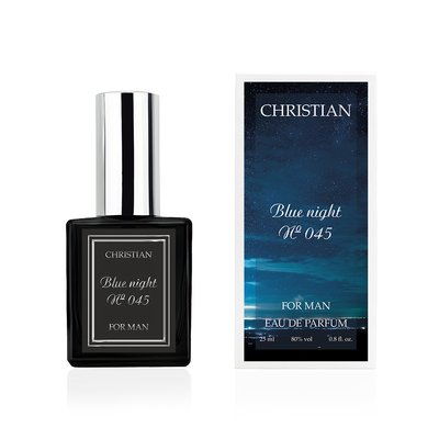 Парфумована вода для чоловіків «Blue Night» Christian 25 ml K-25 № 045 K-25m № 045 фото