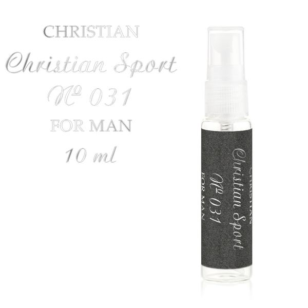 Парфумована вода для чоловіків (міні) «Christian Sport» Christian 10 ml K-10 № 031 K-10m № 031 фото