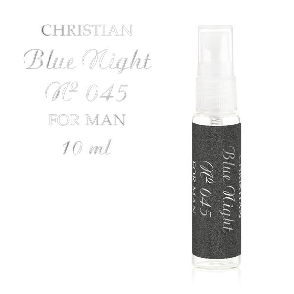 Парфумована вода для чоловіків (міні) «Blue Night» Christian 10 ml K-10 № 045 K-10m № 045 фото