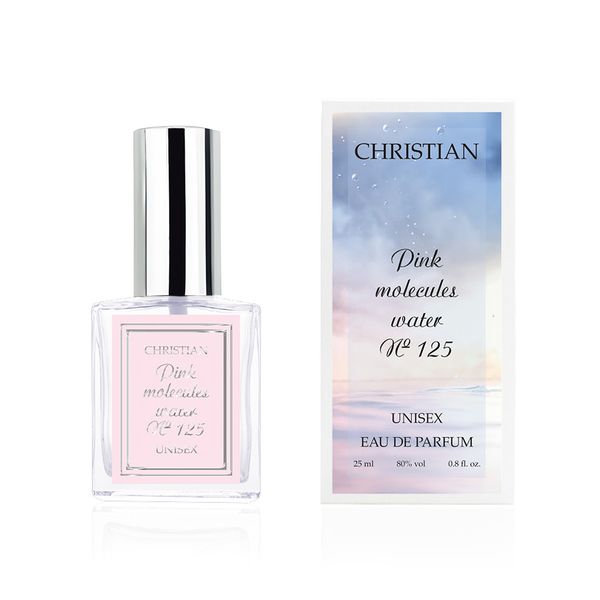 Парфумована вода унісекс «Pink molecules water» Christian 25 ml K-25 № 125 K-25u № 125 фото