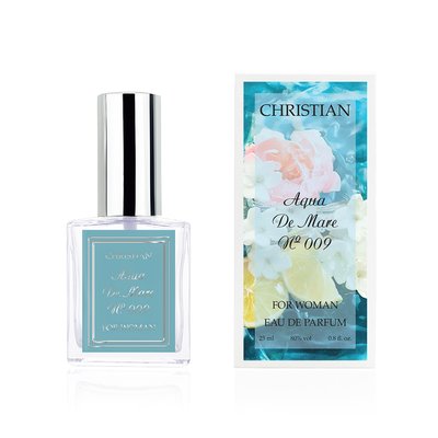 Парфумована вода для жінок «Aqua De Mare» Christian 25 ml K-25 № 009 K-25w № 009 фото