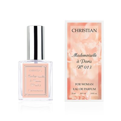 Парфумована вода для жінок «Mademoiselle à Paris» Christian 25 ml K-25 № 013 K-25w № 013 фото